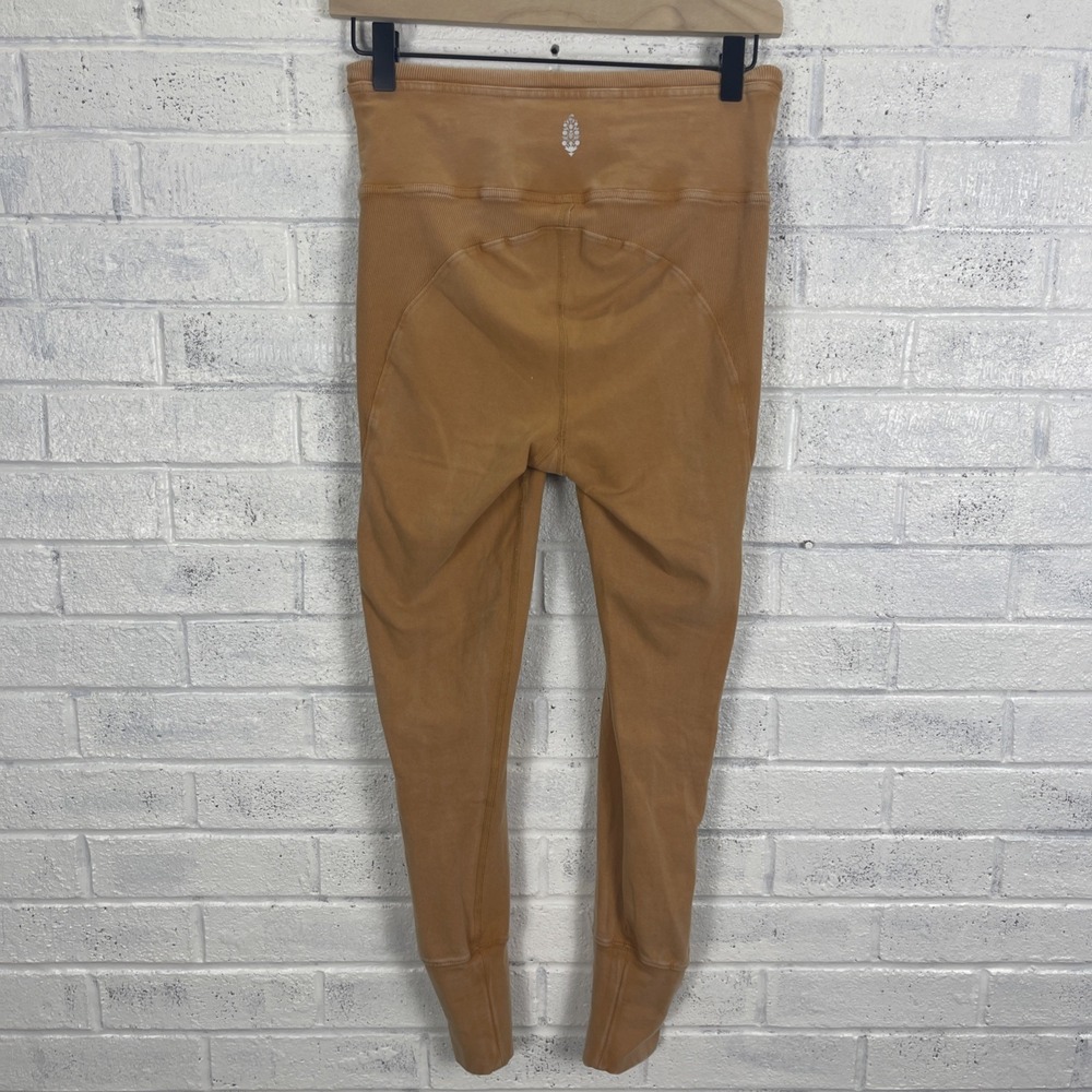 Free People FP Movement Hot Shot Leggings Womens Size S Toasted Coconut Orange - Picture 2 of 16